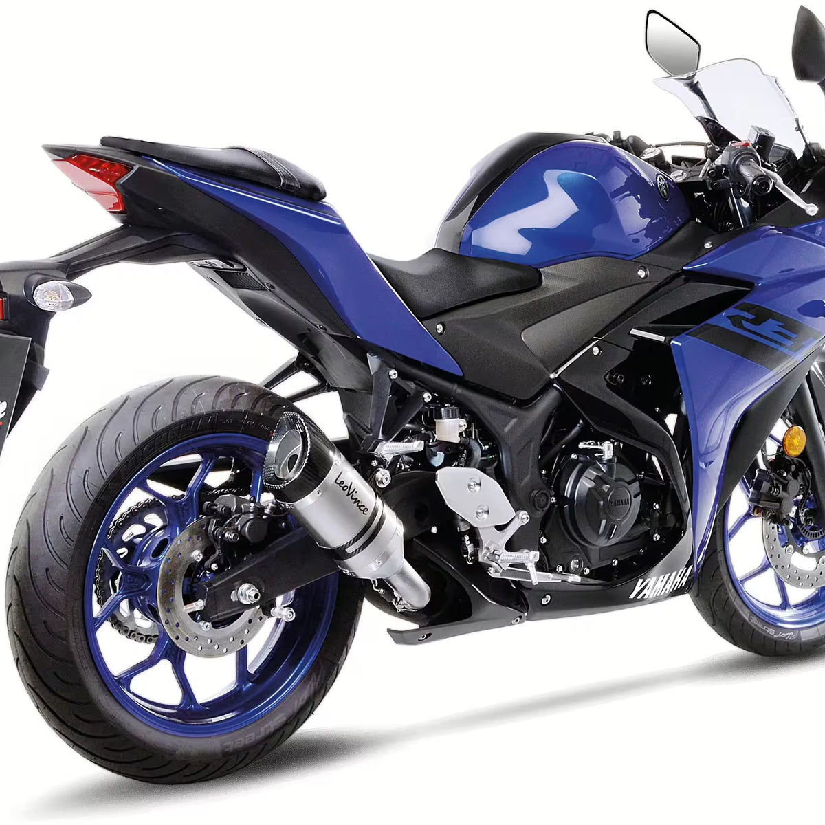 Yamaha MT-03 / YZF-R3 – LeoVince SBK LV Pro Slip-On Exhaust Stainless Steel