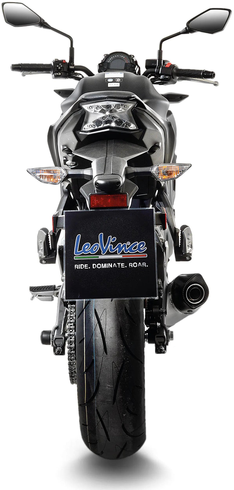 LeoVince LV One EVO II Compleet systeem Uitlaatdemper RVS