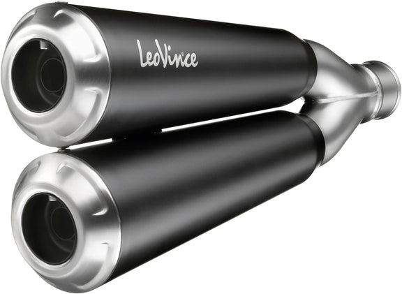 LeoVince GP Duals Slip-On Uitlaatdemper RVS – Suzuki