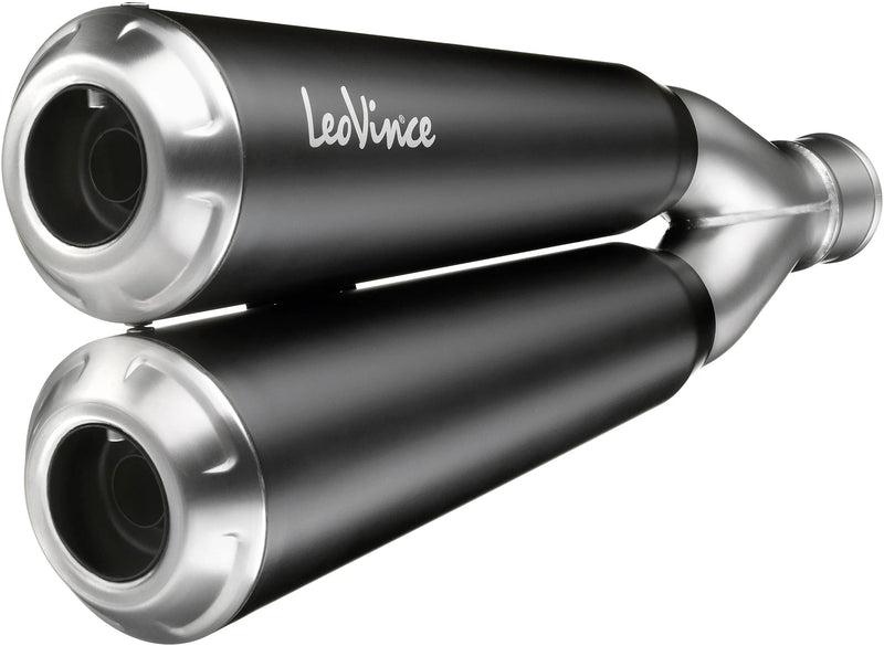 LeoVince GP Duals Slip-On Uitlaatdemper RVS – Suzuki