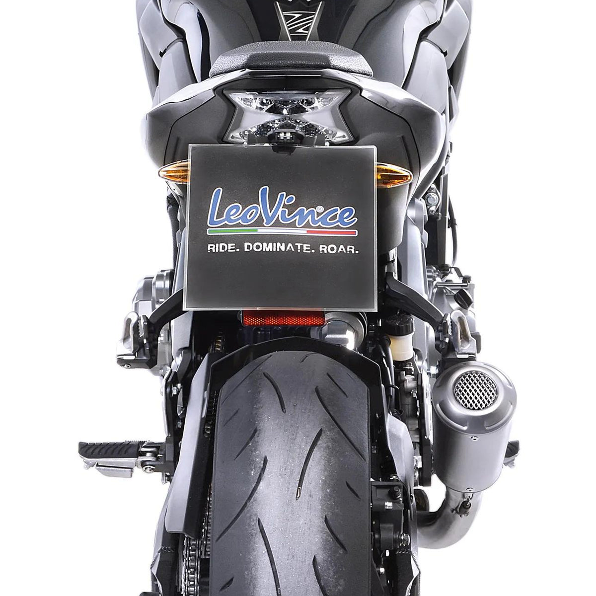 LeoVince LV-10 Slip-On Uitlaatdemper RVS
