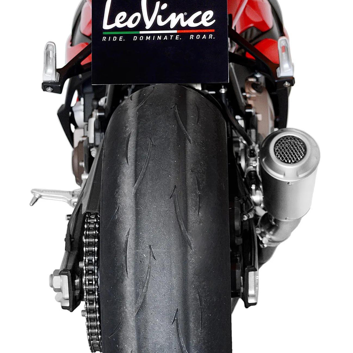 LeoVince LV-10 Slip-On Uitlaatdemper RVS