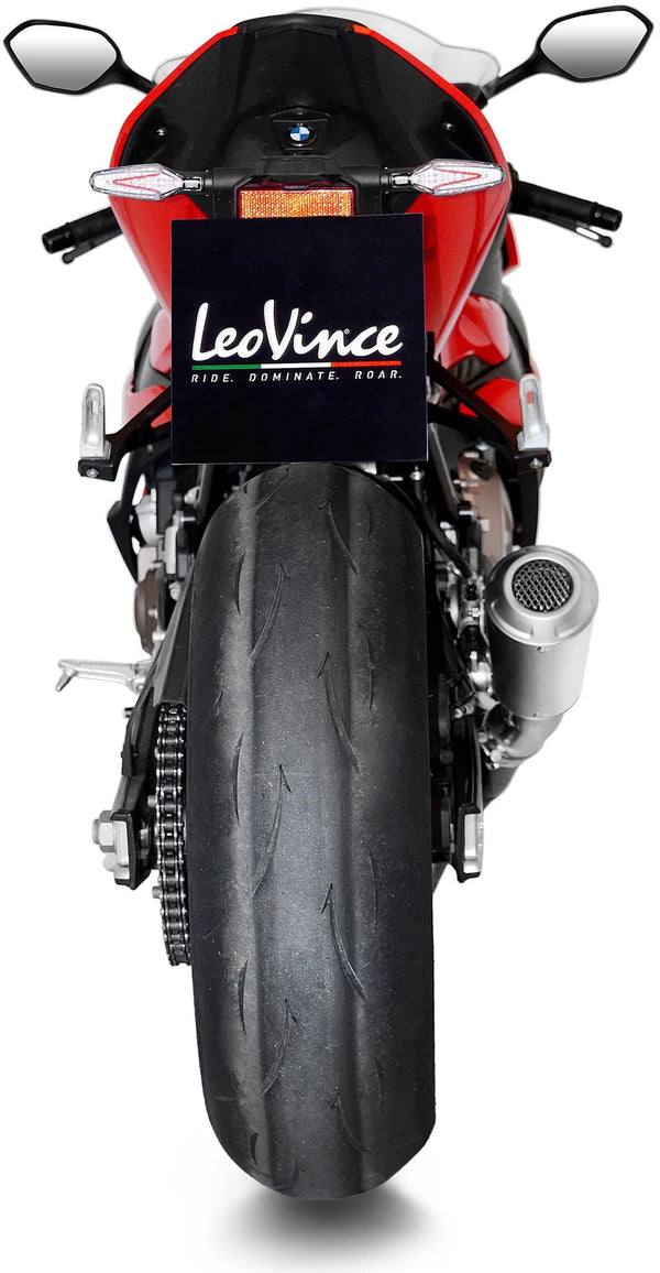 LeoVince LV-10 Slip-On Endschalldämpfer Edelstahl