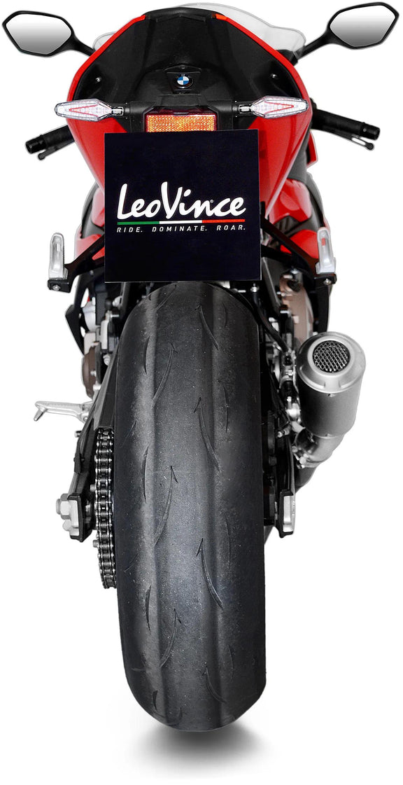 LeoVince LV-10 Black Edition Slip-On Uitlaatdemper RVS