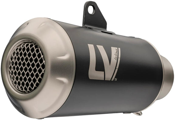 LeoVince LV-10 Black Edition Slip-On Uitlaatdemper RVS
