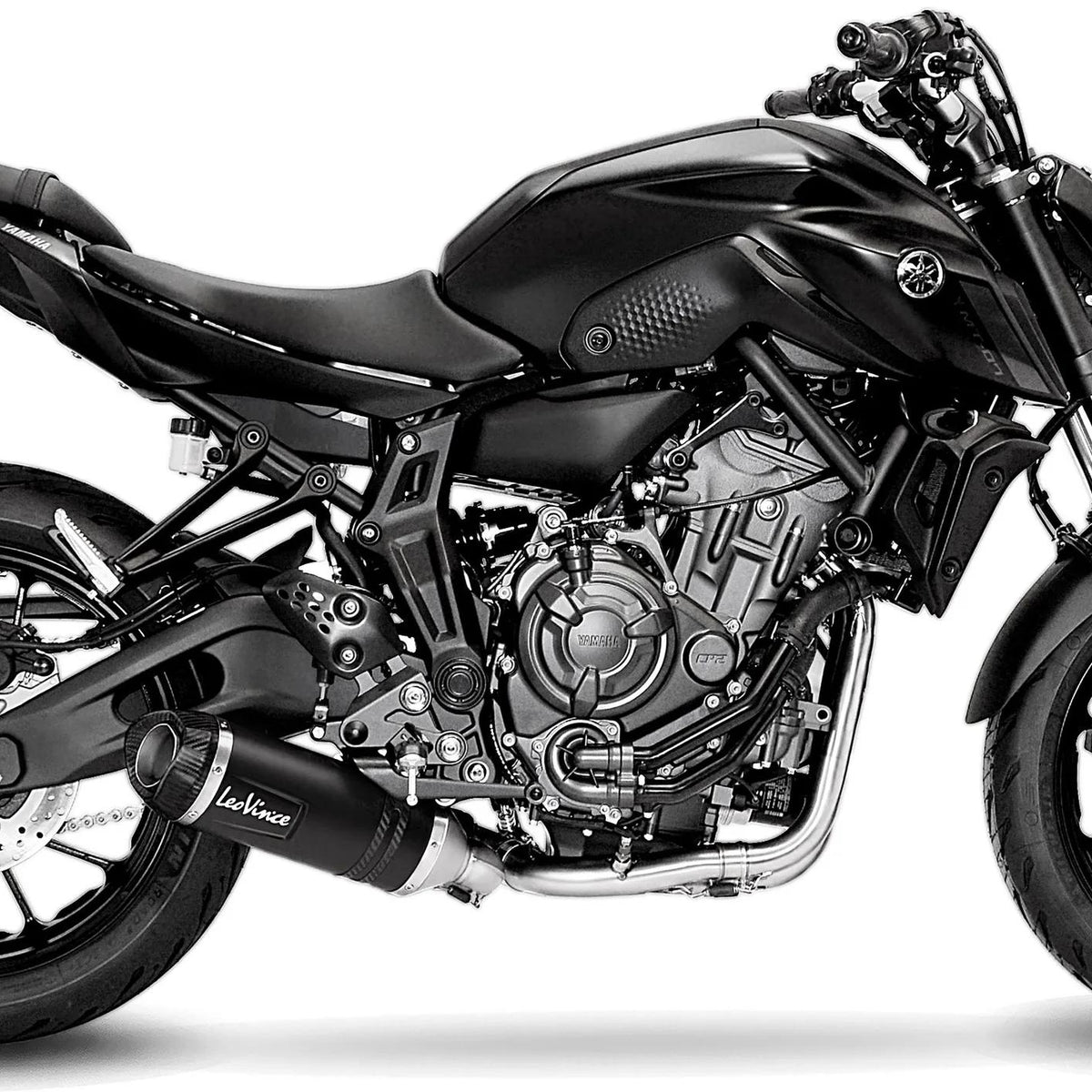 LeoVince LV One EVO Black Edition Compleet systeem Uitlaatdemper RVS