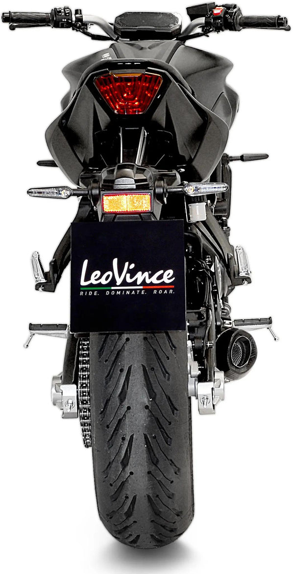 LeoVince LV One EVO Black Edition Komplettanlage Endschalldämpfer Edelstahl