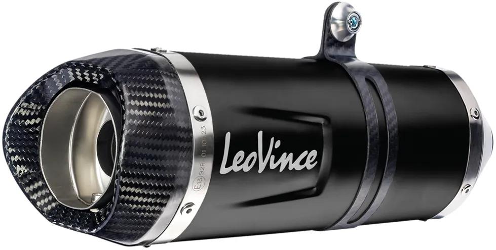 LeoVince LV One EVO Black Edition Compleet systeem Uitlaatdemper RVS