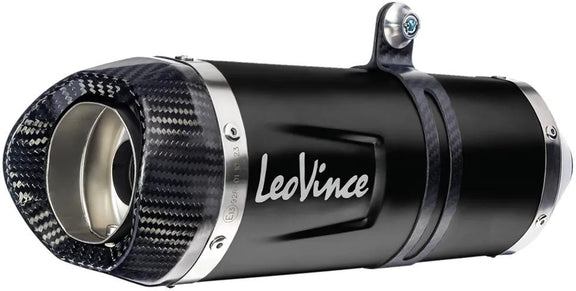 LeoVince LV One EVO Black Edition Compleet systeem Uitlaatdemper RVS
