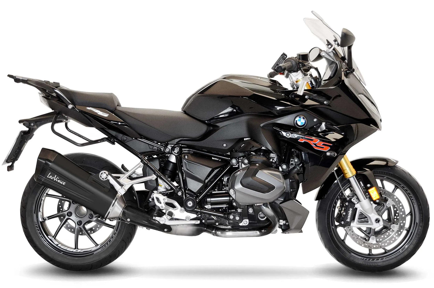 LeoVince LV-12 Black Edition Slip-On Uitlaatdemper RVS – BMW