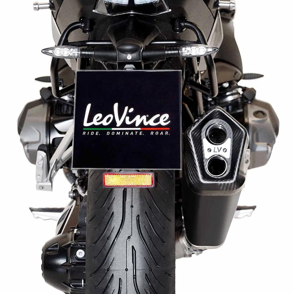 LeoVince LV-12 Black Edition Slip-On Uitlaatdemper RVS – BMW