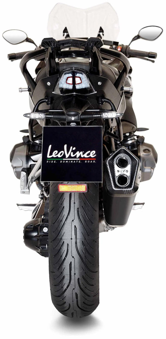 LeoVince LV-12 Black Edition Slip-On Uitlaatdemper RVS – BMW