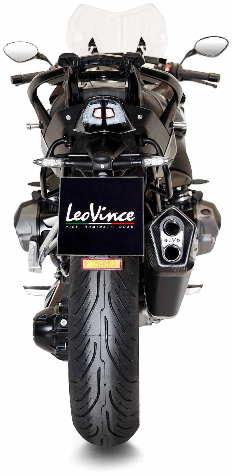 LeoVince LV-12 Black Edition Slip-On Uitlaatdemper RVS – BMW