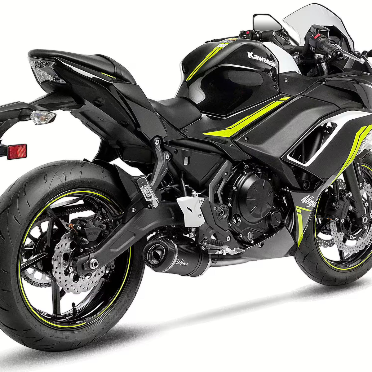 Kawasaki 650 Models LeoVince SBK LV-One EVO II Complete Exhaust System