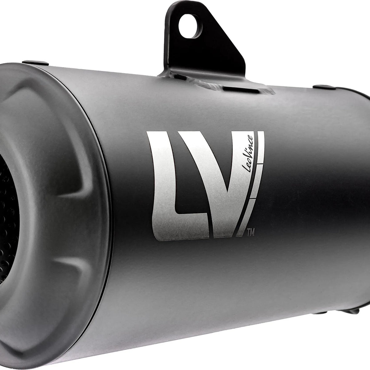 LeoVince LV-10 Full Black Slip-On Uitlaatdemper RVS