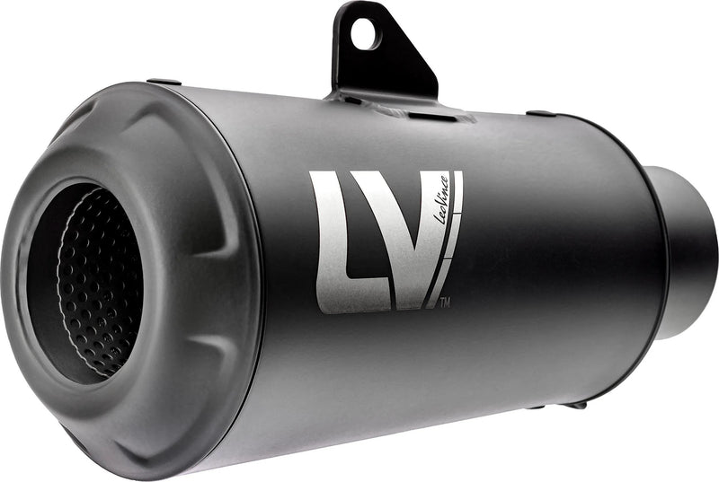 LeoVince LV-10 Full Black Slip-On Uitlaatdemper RVS