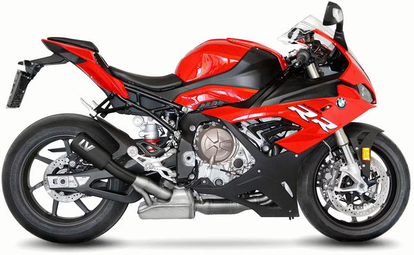 BMW S 1000 R / S 1000 RR – LeoVince SBK LV-10 Vollschwarzer Slip-On
