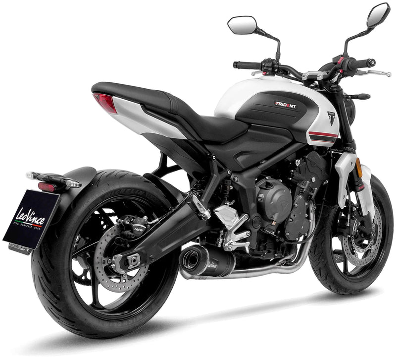 LeoVince LV One EVO Black Edition Compleet systeem Uitlaatdemper RVS