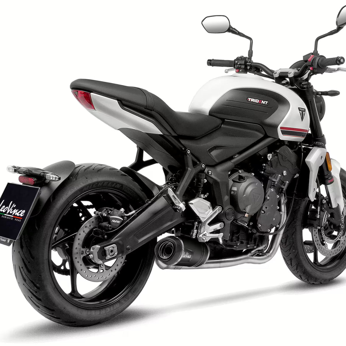 Triumph Trident 600 LeoVince SBK LV One EVO Black Edition Slip-On