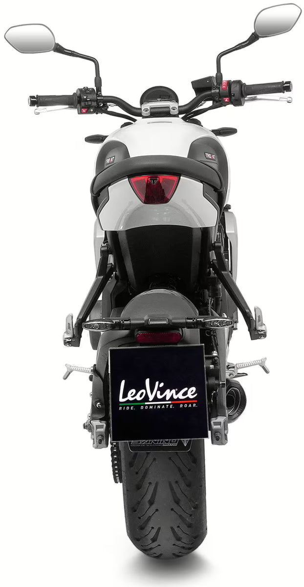 Triumph Trident 600 LeoVince SBK LV One EVO Black Edition Slip-On