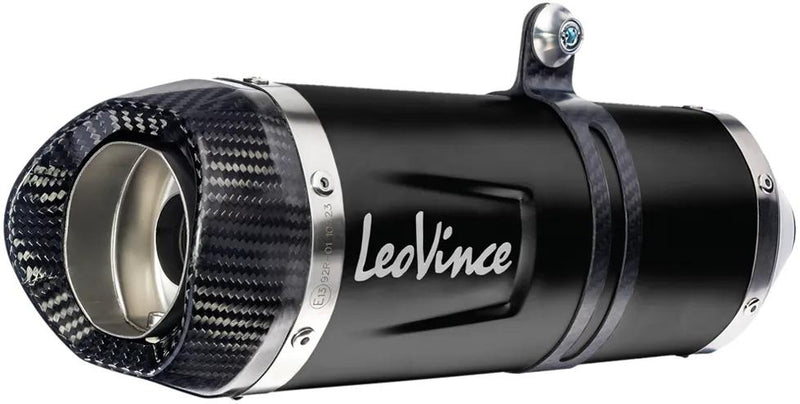 LeoVince LV One EVO Black Edition Compleet systeem Uitlaatdemper RVS