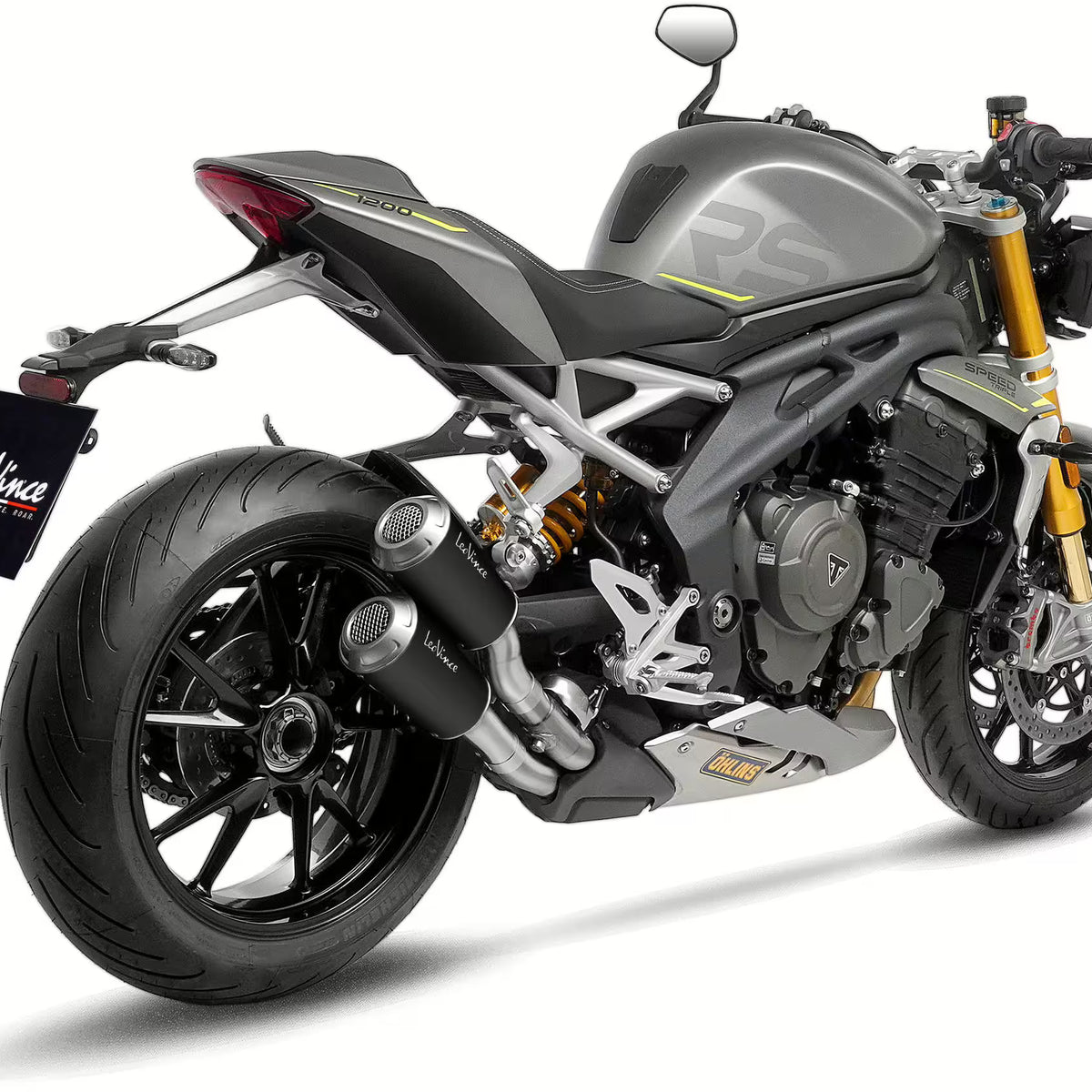 Triumph Speed ​​Triple 1200 RR / RS – LeoVince SBK LV-10 Black Edition Slip-On Auspuffanlage