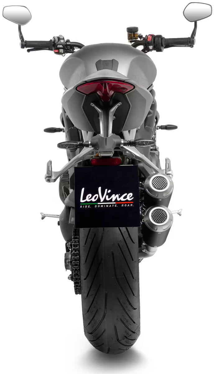 Triumph Speed ​​Triple 1200 RR / RS – LeoVince SBK LV-10 Black Edition Slip-On Auspuffanlage