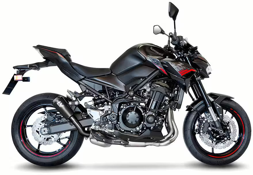 Kawasaki Z900 – LeoVince SBK LV-10 Full Black Slip-On Uitlaat