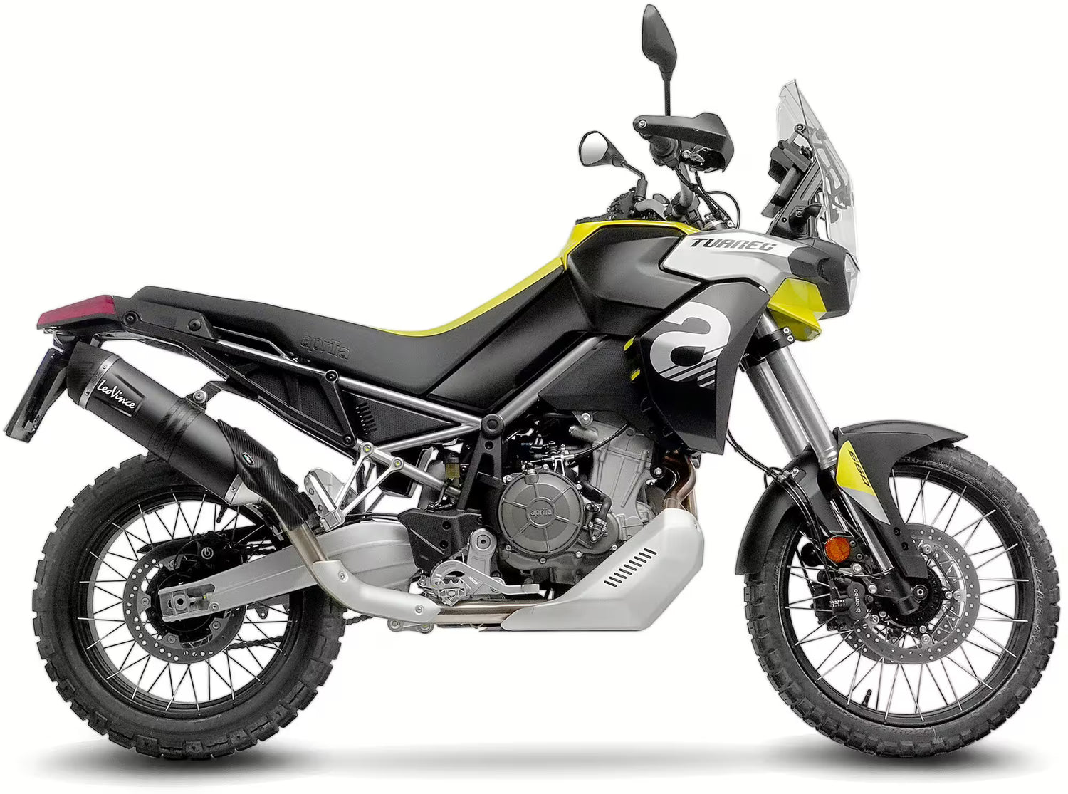 Aprilia Tuareg 660 LeoVince SBK LV One EVO Black Edition Slip-On