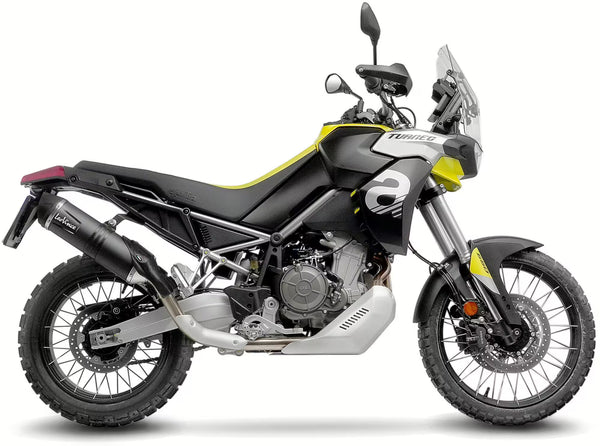 Aprilia Tuareg 660 LeoVince SBK LV One EVO Black Edition Slip-On