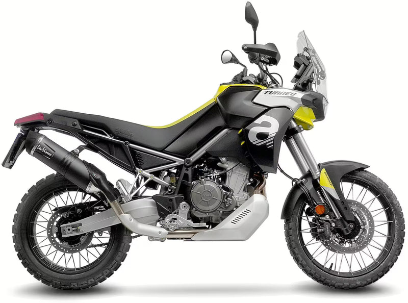 Aprilia Tuareg 660 LeoVince SBK LV One EVO Black Edition Slip-On