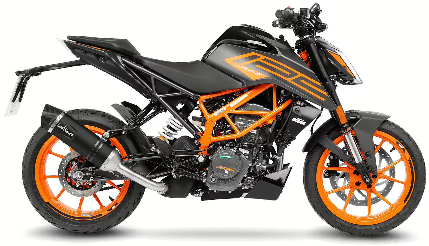 KTM Duke 125 / Duke 390 – LeoVince SBK LV One EVO Black Edition Slip-On