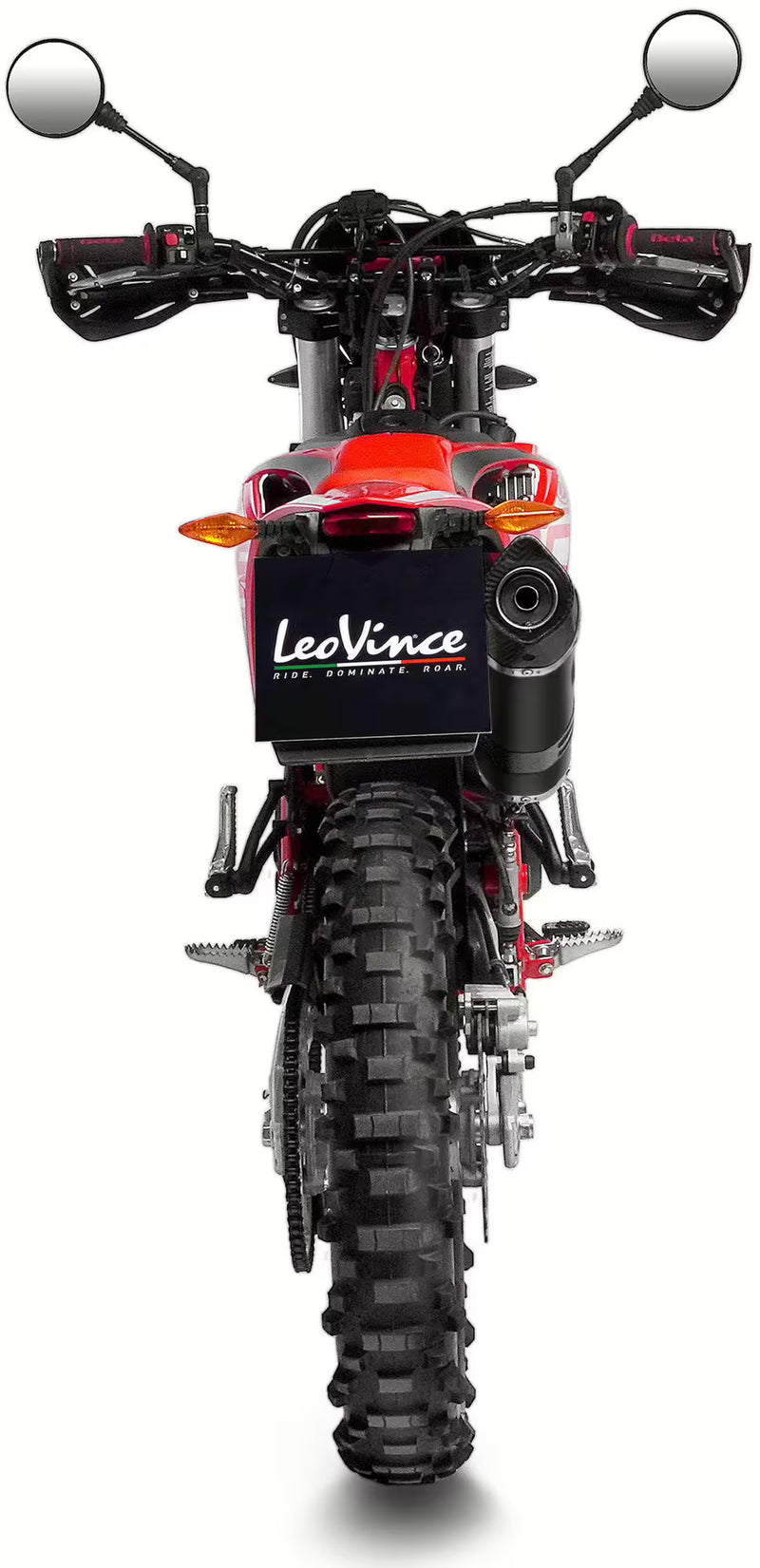 Beta RR 4T 125 LC / RR Motard 4T 125 LC – LeoVince SBK LV One EVO Black Edition Slip-On Uitlaat