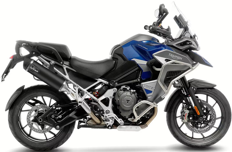 Triumph Tiger 1200 GT / Rally LeoVince SBK Nero Slip-On Zwart