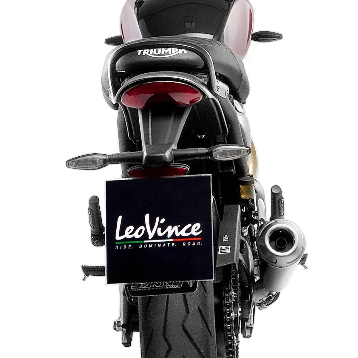 LeoVince GP One Slip-On Uitlaatdemper RVS – Triumph