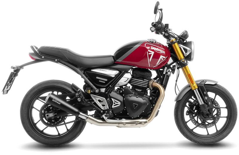 LeoVince GP One Slip-On Uitlaatdemper RVS – Triumph