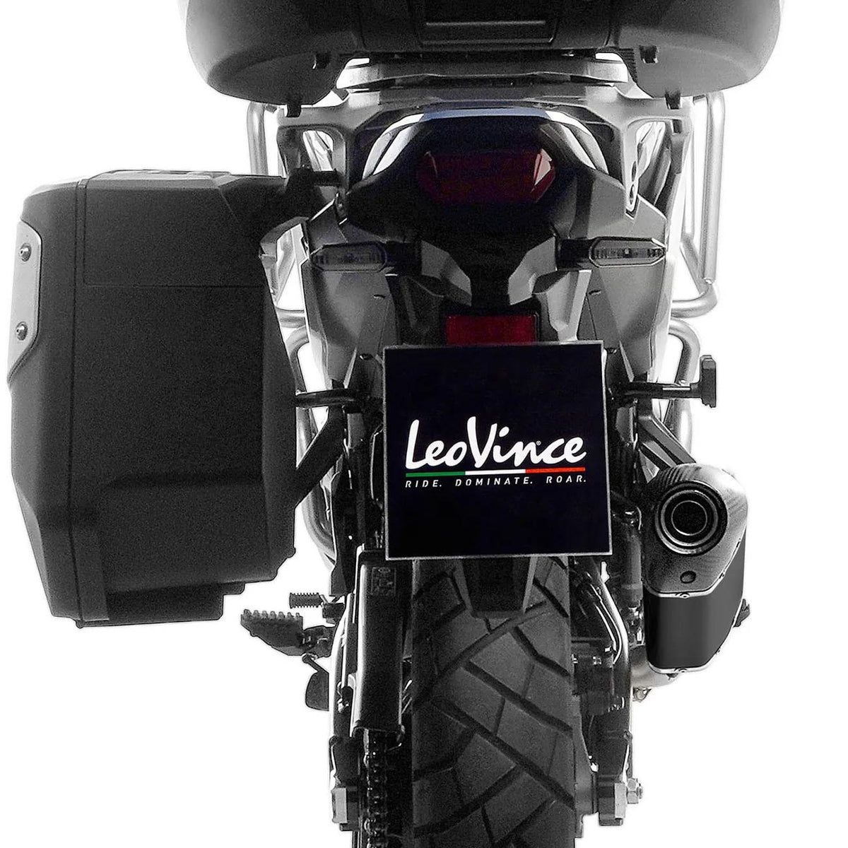 LeoVince LV-14 Black Edition Slip-On Uitlaatdemper RVS