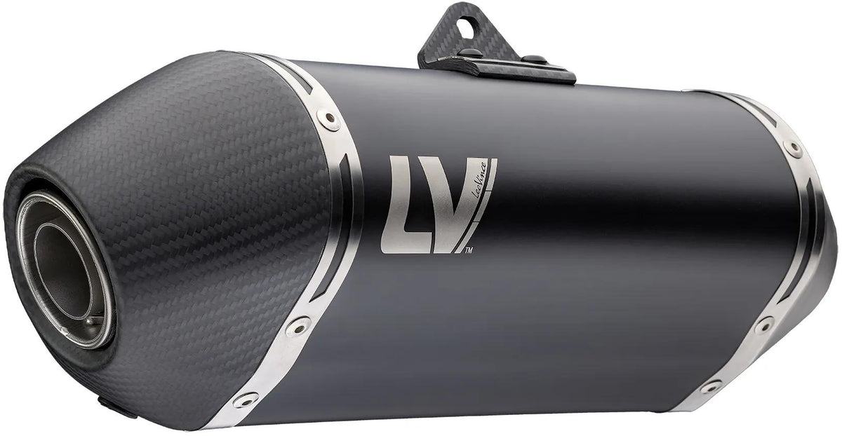 LeoVince LV-14 Black Edition Slip-On Uitlaatdemper RVS