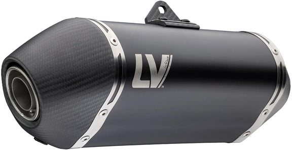 LeoVince LV-14 Black Edition Slip-On Uitlaatdemper RVS