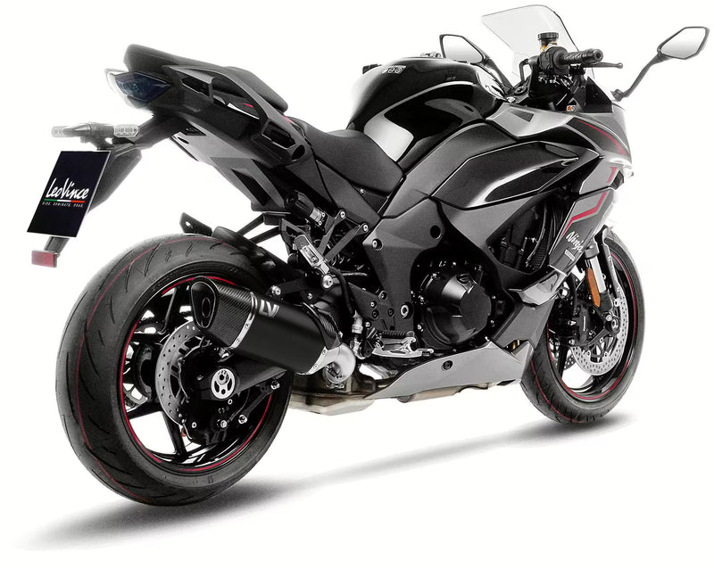 Kawasaki Ninja 1000 SX LeoVince SBK LV-14 R Black Edition Slip-On