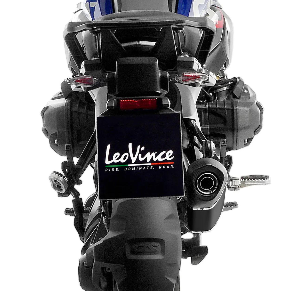 LeoVince LV-14 Black Edition Slip-On Uitlaatdemper RVS