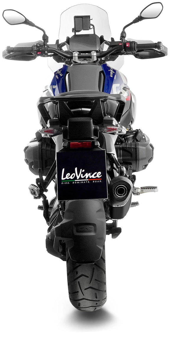 LeoVince LV-14 Black Edition Slip-On Uitlaatdemper RVS