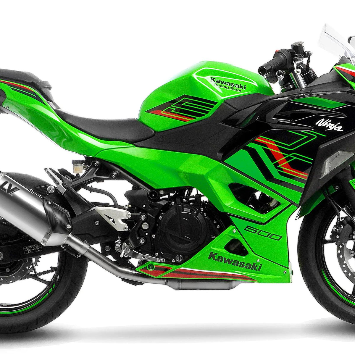 LeoVince LV-14 R Slip-On Uitlaatdemper RVS – Kawasaki