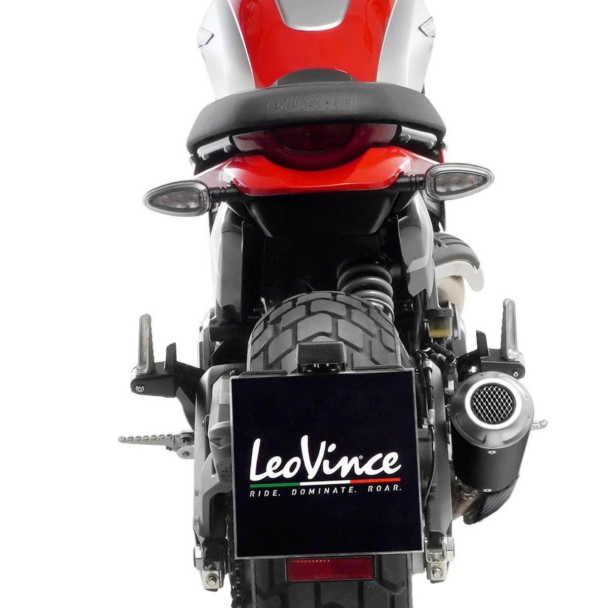 LeoVince LV-10 Black Edition Slip-On Uitlaatdemper RVS