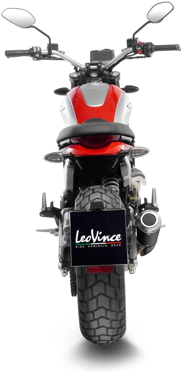 LeoVince LV-10 Black Edition Slip-On Endschalldämpfer Edelstahl