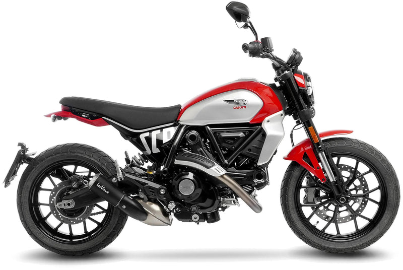LeoVince LV-10 Black Edition Slip-On Uitlaatdemper RVS