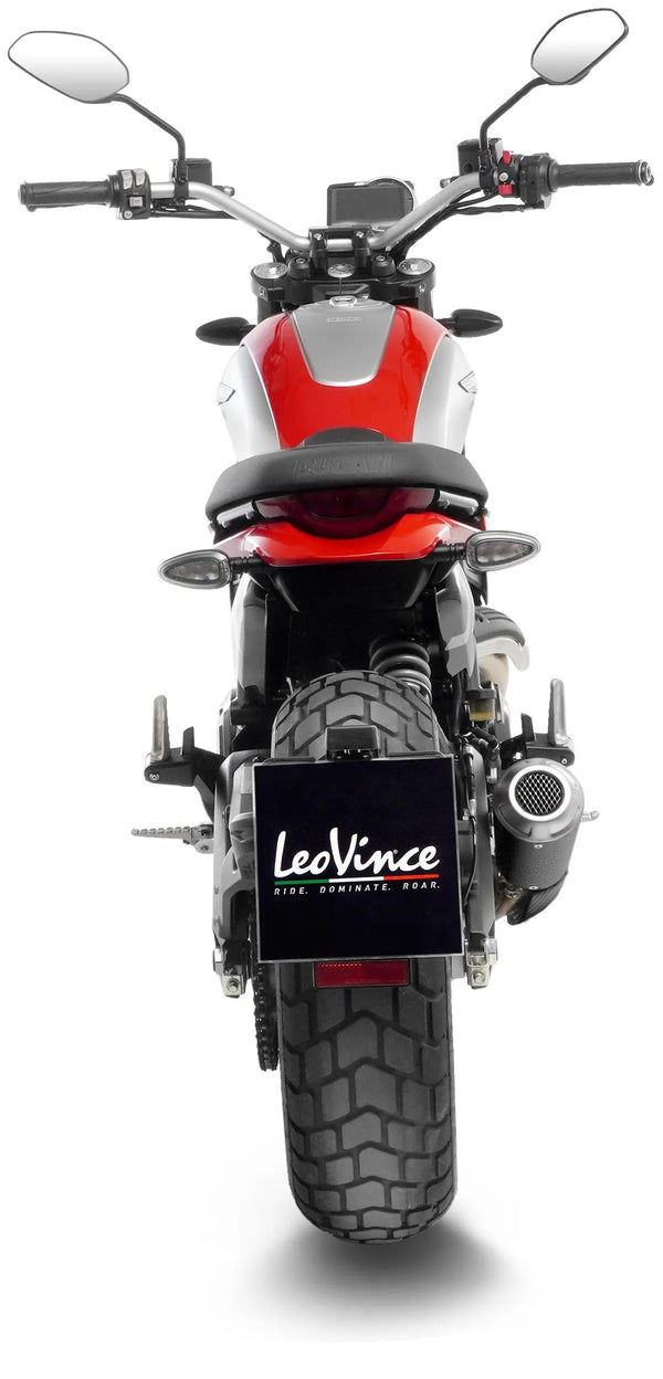 LeoVince LV-10 Slip-On Uitlaatdemper Carbon