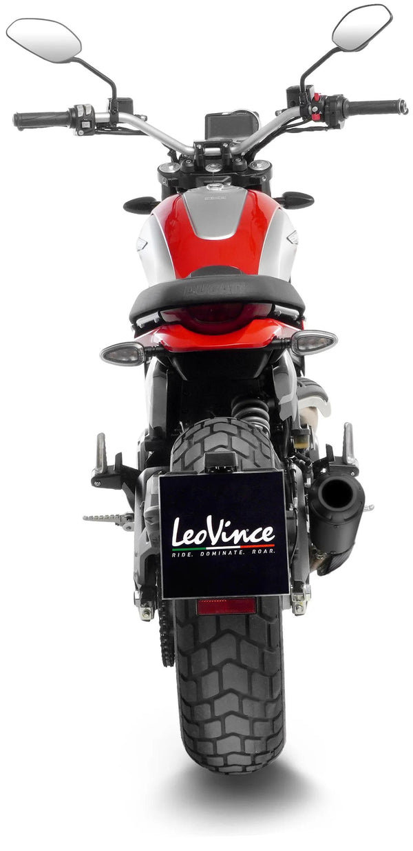 LeoVince LV-10 Full Black Slip-On Auspuff Schalldämpfer Edelstahl