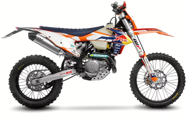 KTM EXC-F / Husqvarna FE / GasGas EC-F – LeoVince LV-X EVO Enduro Slip-On Auspuff Edelstahl