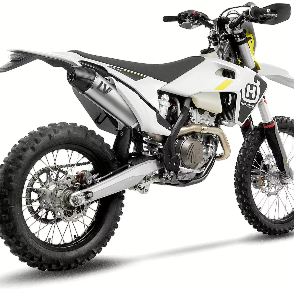 KTM EXC-F / Husqvarna FE / GasGas EC-F – LeoVince LV-X EVO Enduro Slip-On Auspuff Edelstahl
